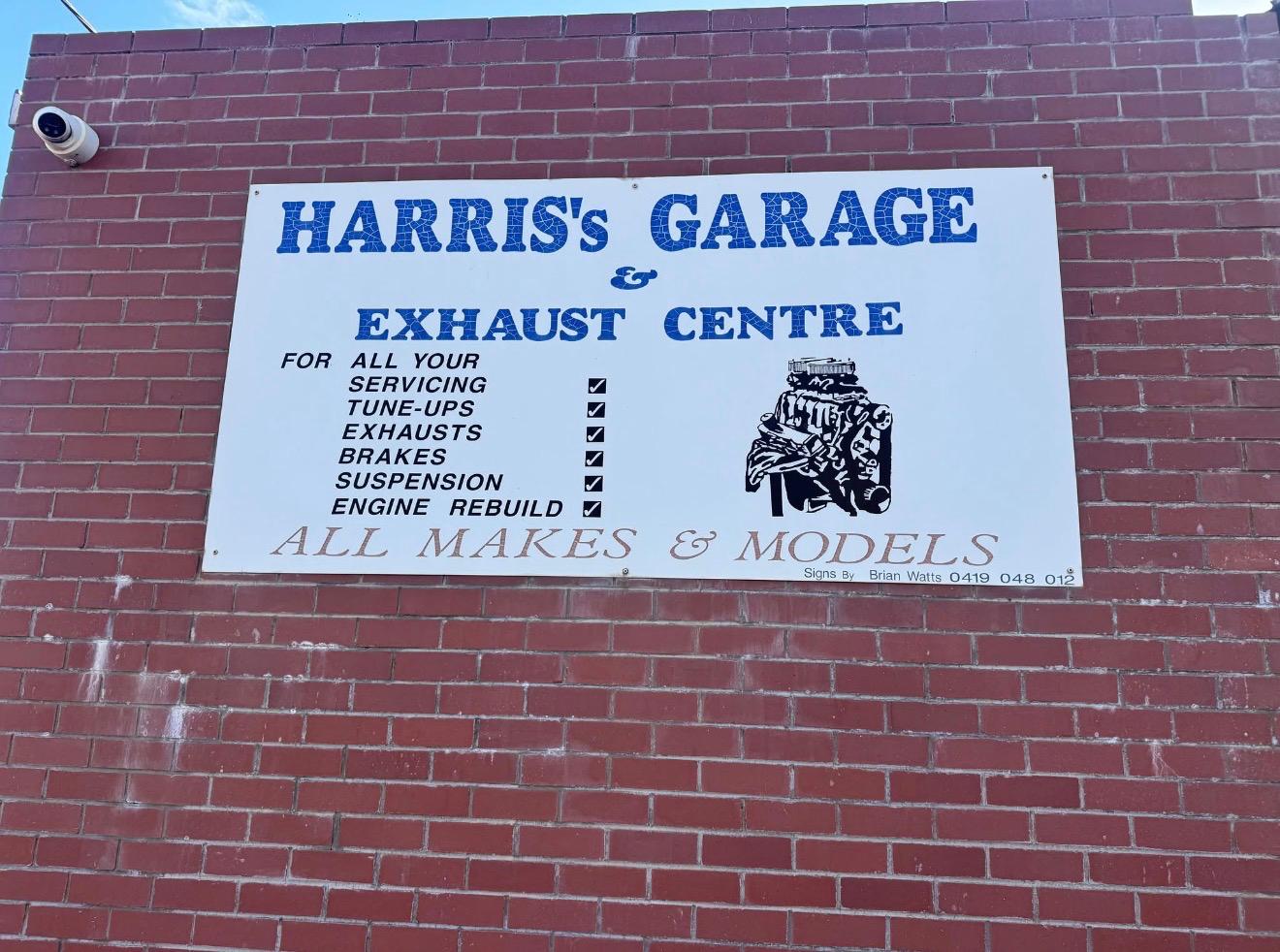 Harris's Garage workshop bay